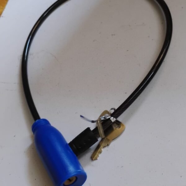 Heavy Duty Multipurpose Steel Cable Safety Lock with 2 Keys (1 Pc)