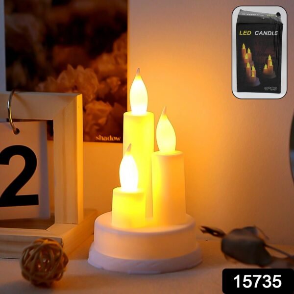 c895202d-e0cd-4bcb-a6ec-aeaffdea5a88.jpg LED Taper Candles, Diwali (1 Pc)
