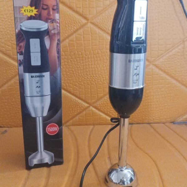 Stainless Steel Handheld Emulsion Blender With Four-blade Blade (1500W / 1 Pc)