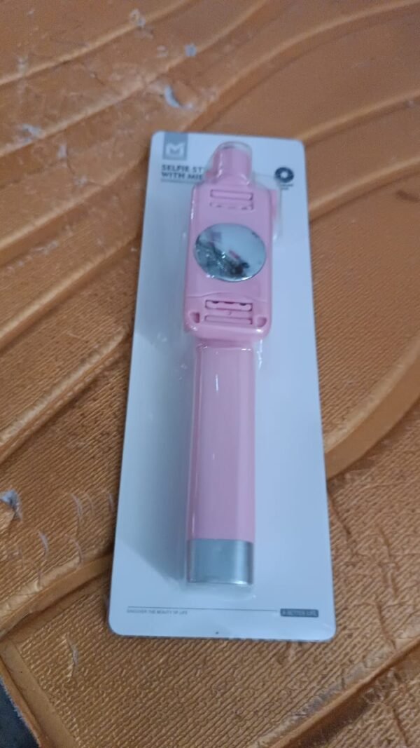 c9055a2f-ae32-4599-b605-ebbfa44dc89b_3aea0fa4-5e9c-495f-a233-6cc83a877c69.jpg Wired Selfie Stick with Rearview Mirror & Built-In Shutter Button (1 Pc)