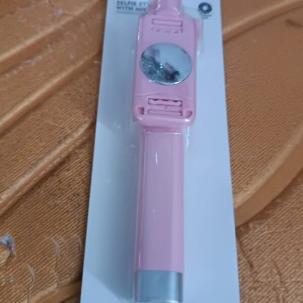 c9055a2f-ae32-4599-b605-ebbfa44dc89b_3aea0fa4-5e9c-495f-a233-6cc83a877c69.jpg Wired Selfie Stick with Rearview Mirror & Built-In Shutter Button (1 Pc)