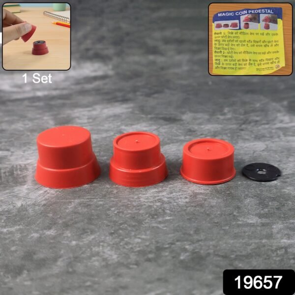 Magic Coin Pedestal Toy – Fun Illusion Trick for Kids (1 Set)