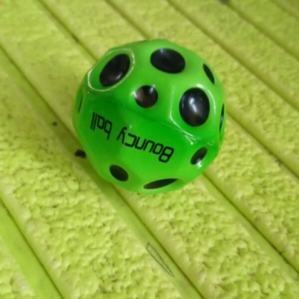 Rubber Super Bouncy Coral Star Anti Stress Ball Multicolor (1 Pc)