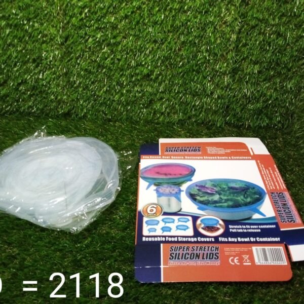 Silicone Lid Set – Stretchable Lids for Containers & Covers