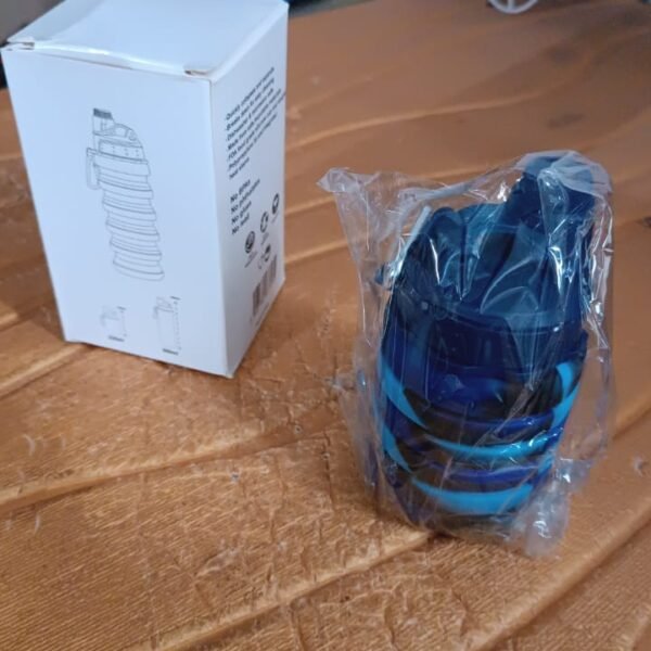 ca3ef364-cf26-4463-9783-b05e46f8ae37.jpg Silicone Foldable Water Bottle (1 Pc / 24 cm Foldable / 500 ML)