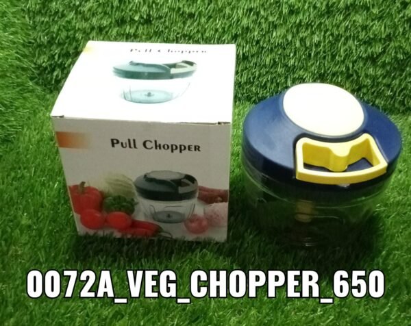 Chopper with Blades Chopping Vegetables and Fruits for (650ml)