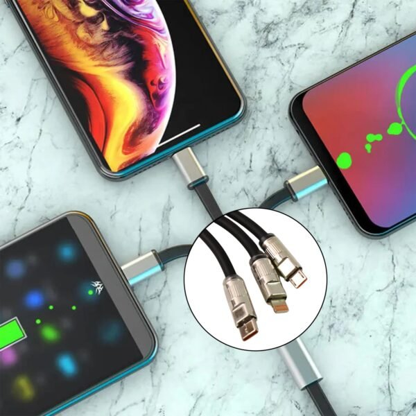 cable-04.jpg 3 in 1 Multi Super Fast Charging Cable (1 Pc / 2 Mtr.)