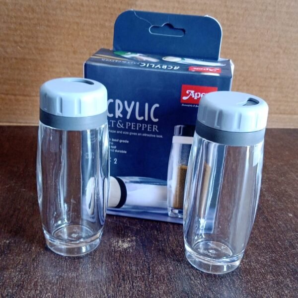 Apex Acrylic Salt and Pepper Shaker Set of 2