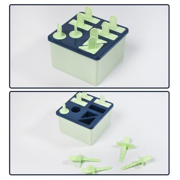 Plastic Kulfi Mold, Kulfi Molds 8 pcs Tray Ice Cream Mold Reusable