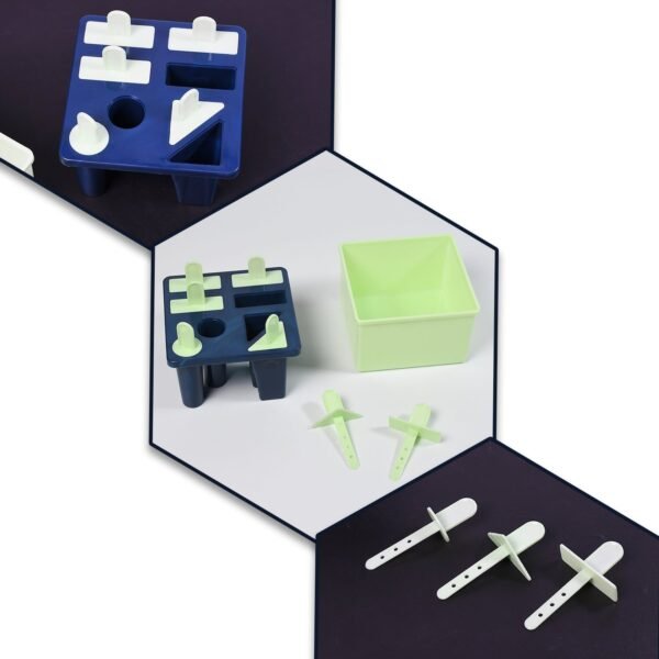 Plastic Kulfi Mold, Kulfi Molds 8 pcs Tray Ice Cream Mold Reusable