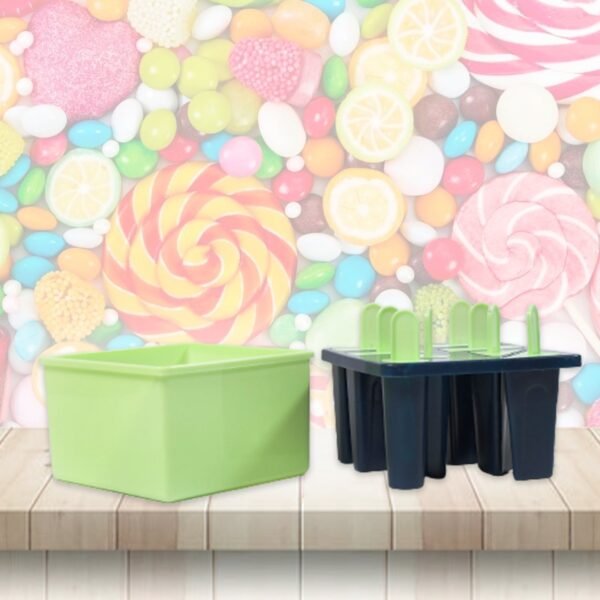 candymaker7_88226b48-5ac3-4405-b0c4-497c5c3722f5.jpg Plastic Kulfi Mold, Kulfi Molds 8 pcs Tray Ice Cream Mold (Brown Box)