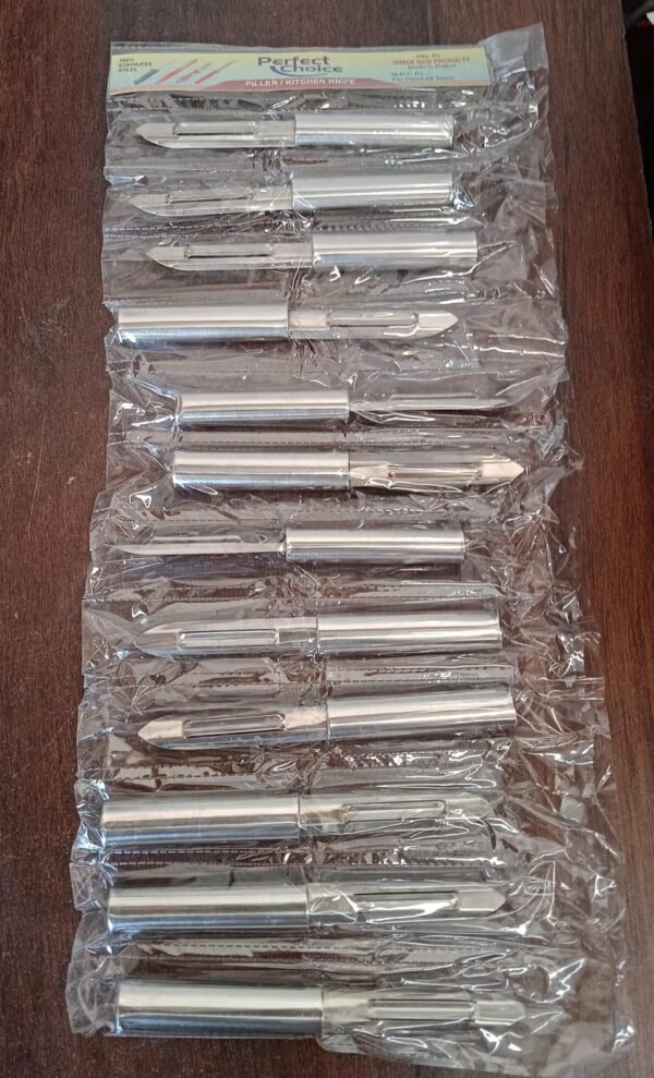 Stainless Steel Peeler Set – Multi-Purpose Handle for Peeling & Shredding(12 Pc)