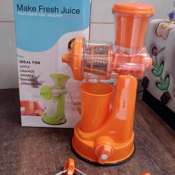 Manual Fruit Vegetable Juicer with Juice Cup and Waste Collector