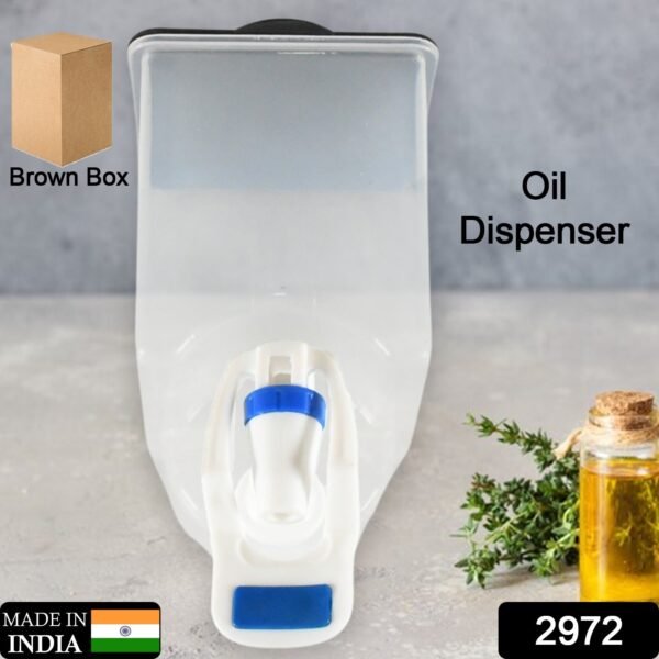 ccc667ca-44ac-4003-9ffb-efc9abd9d8bf.jpg Wall Mounted Oil Dispenser Bottle (1100ml Approx)