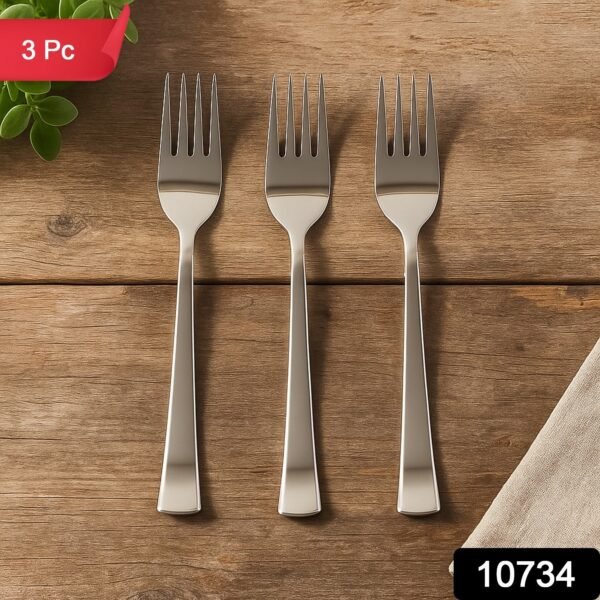 cd4a4117-f59d-4a3f-b187-d0faa9c51117.jpg Premium Stainless Steel Dinner Fork - (3 Pc / Set)
