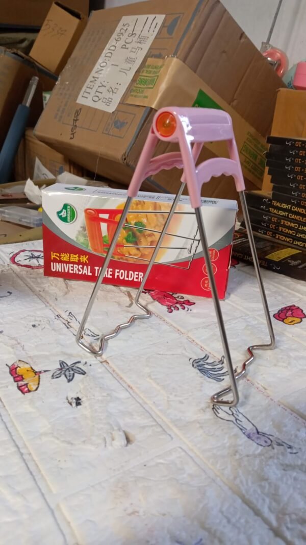 Kitchen Tongs & Bowl Clip – Wear-Resistant Plate Lifter for Restaurants