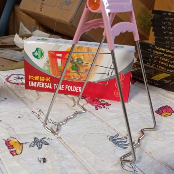 Kitchen Tongs & Bowl Clip – Wear-Resistant Plate Lifter for Restaurants