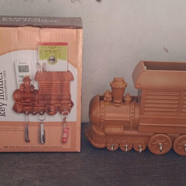 Train Key Holder (Plastic): Wall Mount, Decorative (1 Pc)