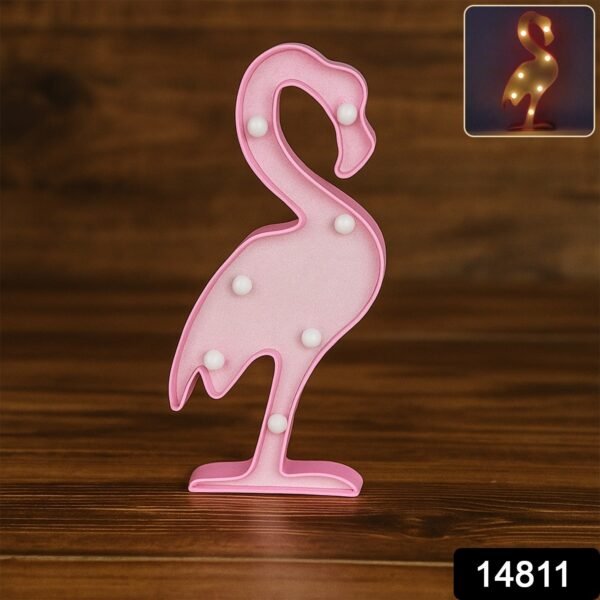 cebb0198-cc99-43a2-a993-db7a84f0aa6c.jpg Flamingo Shape LED Decorative Night Light (1 Pc)