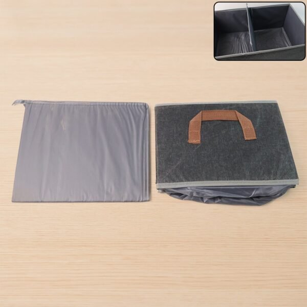 cloth-organizer-storage-box-06.jpg Foldable Rectangular Storage Box with Handle (46x28 cm / 1 Pc)