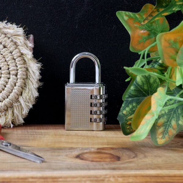 codelock-08.jpg Heavy-Duty 4-Digit Resettable Combination Padlock (1 Pc)