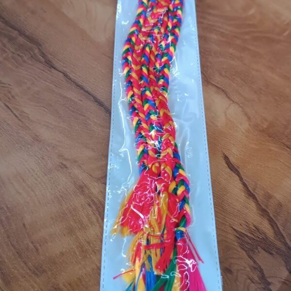 d00ec643-8d90-49c6-8bfb-70972b28f960.jpg Traditional Multicolor Braided Hair Extension with Tassels