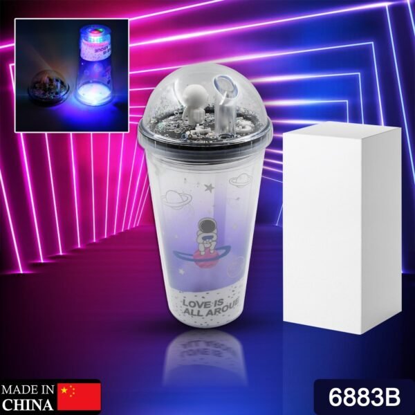 LED Double Wall Plastic Tumbler Cups (Pack Of 1)