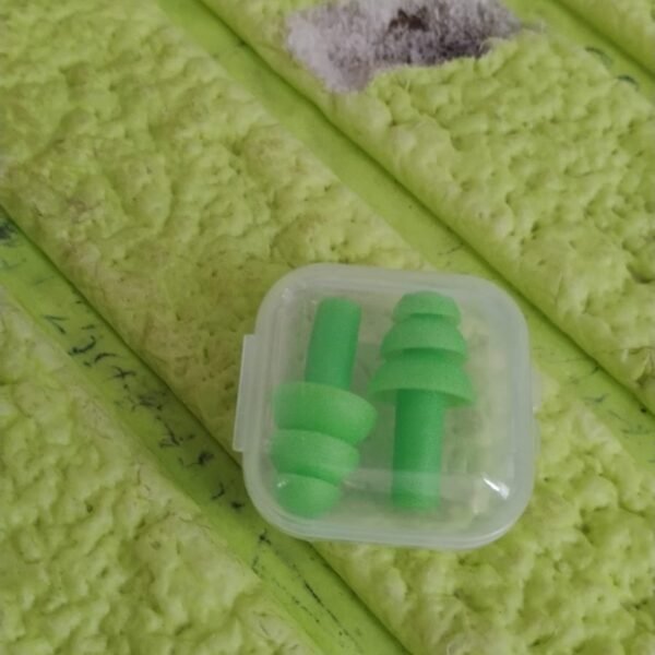 Safety Ultra Soft Foam Ear Plugs Reusable for Sleeping Travel  2 Pc