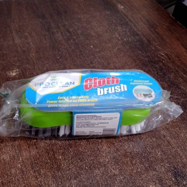 Pro Clean Multi-Purpose Cloth Washing Brush with Plastic Handle (1 Pc)