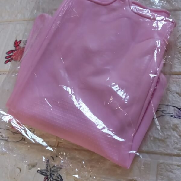 Dishwashing Gloves with Scrubber| Silicone Scrub Gloves (1 Pair , 196Gm)