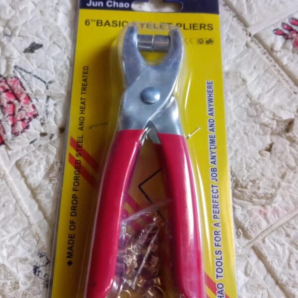 Grommet Setting Tool with 25 PCS Gold Eyelets Grommets Steel Hole Punch