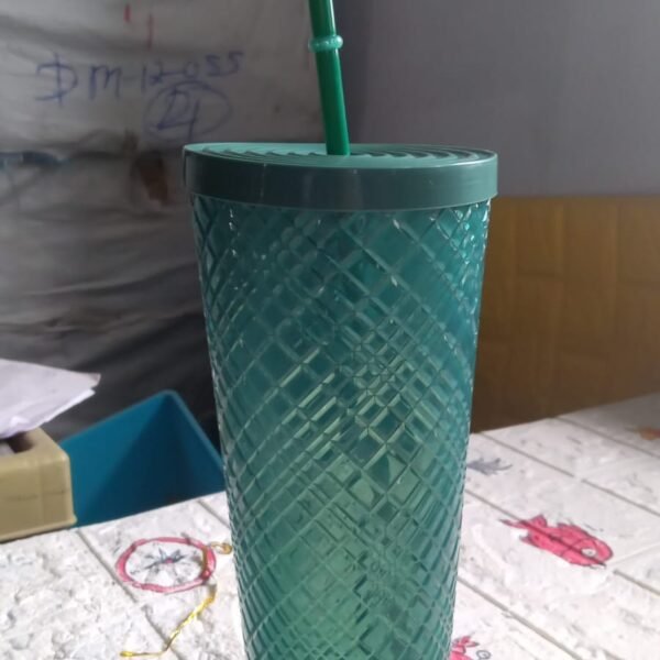 d19ce943-1c98-48e9-b790-03996a384396.jpg Cup with Straw & LED Lighting Reusable Matte Studded Tumbler (1 Pc)