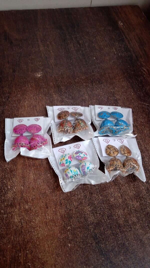 d27128cd-48a8-44df-8a23-9485a49587ac.jpg Jhumka Earrings / Buti for Women & Girls (1 Pair / Mix Color & Design)