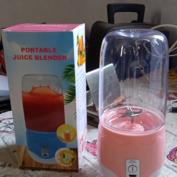 Portable Electric USB Juice Maker 6 blade Blender Grinder  - 400ml