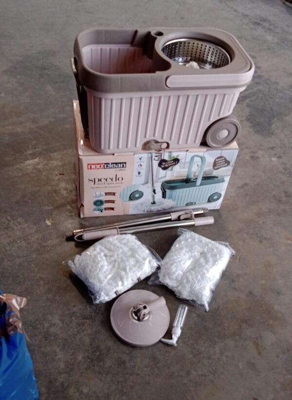 d31fe095-850d-4dd7-8c7f-c27474a9376a.jpg Spin Mop with Bigger Wheels and Plastic Auto Fold Handle for 360 Degree Cleaning