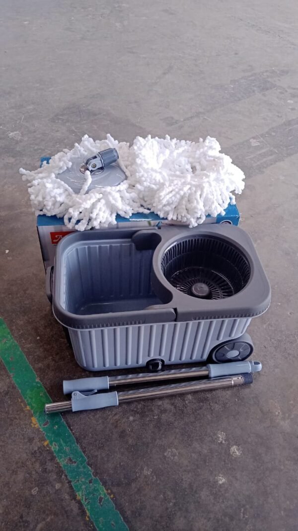 d3628f85-2a0c-4a46-b48e-6ff2cd1ae1c9.jpg Apex Magic Spin Mop Cleaning Set with Dual Chamber Bucket & Wheels