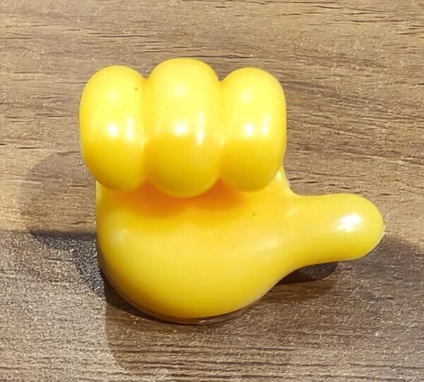 d3822bd0-d3e9-4a86-971a-691d9387f0c9.jpg Yellow Multifunctional Multi functional Hand Shape Wall Clip Hanger Keys Cable Holder