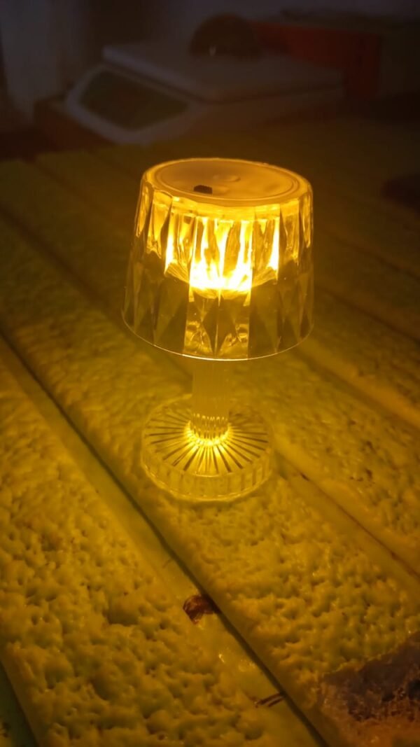 LED Candle lamp, Table Lamp Portable Plastic Lamps, Diwali (1 Pc / Small)