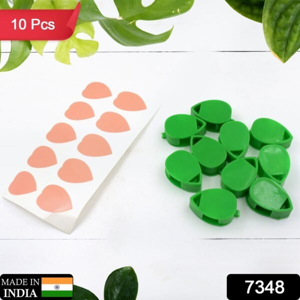 Plant Climbing Wall Clip,Self-Adhesive Vines Support Hooks for Indoor & Outdoor (10 Pcs Set)