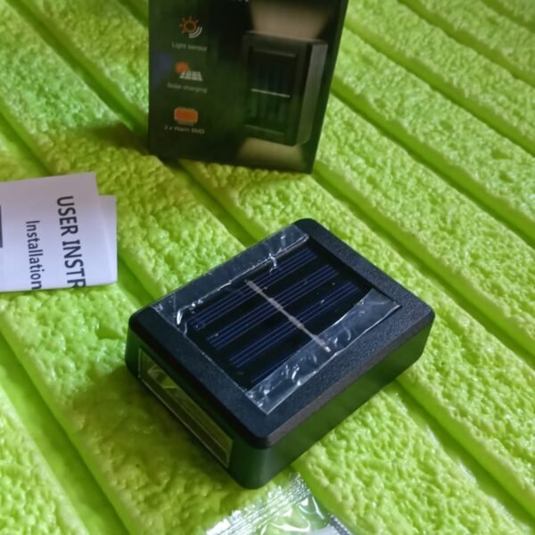 Solar Wall Lights Small Fence Lights Solar Powered Up Down LED Porch Light  (1 Pc)
