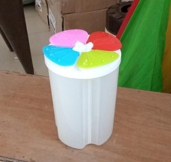 d49d159e-b9f5-49ae-883f-4bd72734b670.jpg Kitchen Storage - Transparent Sealed Cans / Jars / Storage Box 4 Section