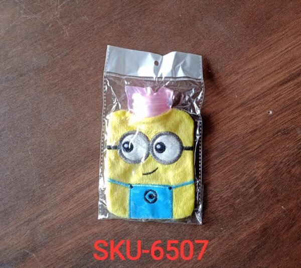Minions Hot Water Bag - 2-Eye Design with Cover for Pain Relief & Warming