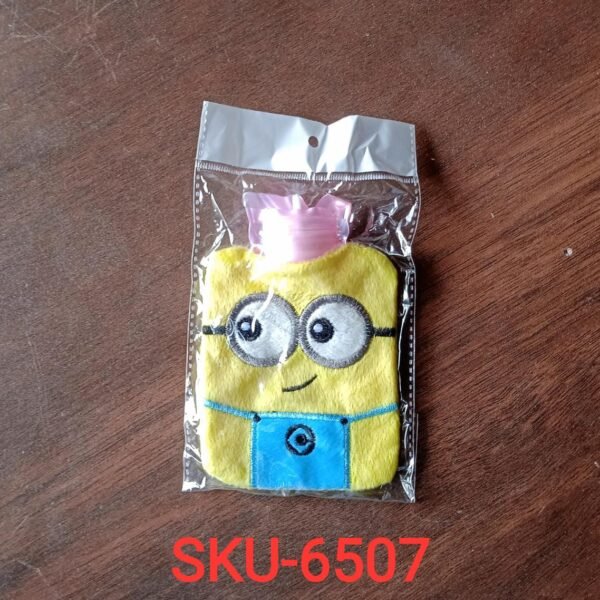 Minions Hot Water Bag - 2-Eye Design with Cover for Pain Relief & Warming