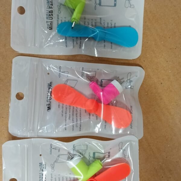 Mini USB Fan – Instant Cooling Handy Fan for Anytime Use (Micro Port)