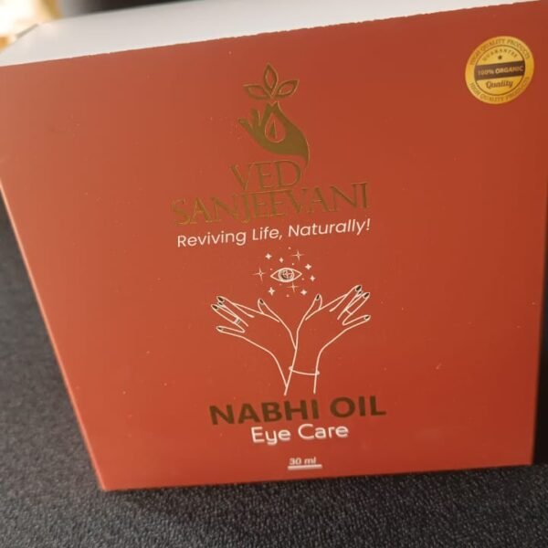 Ved Sanjeevani 100% Organic Ayurvedic Nabhi Oil for Eye Care (30ML / 1 Pc)