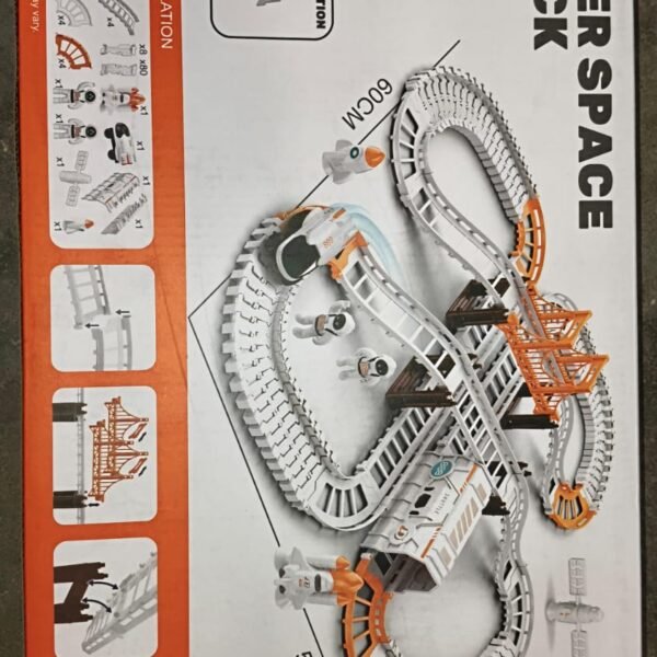 Outer Space Race Track Set for Kids Toys (1 Set)