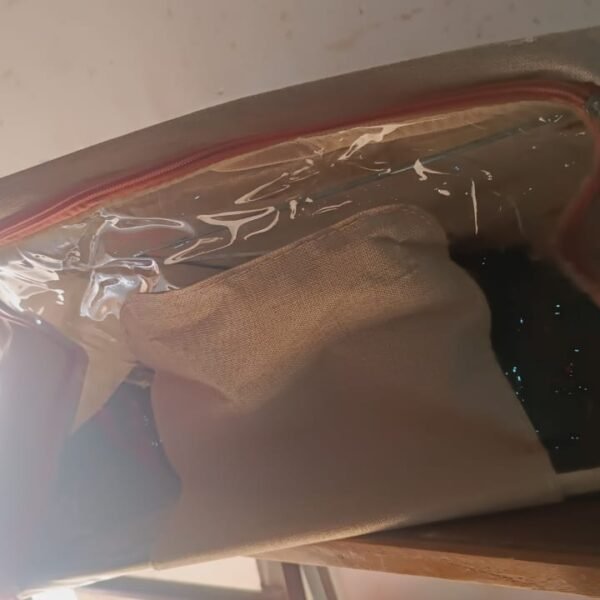 Zippered Closet Storage Box with Lid, With Window (Mix Design & Size / 1 Pc)