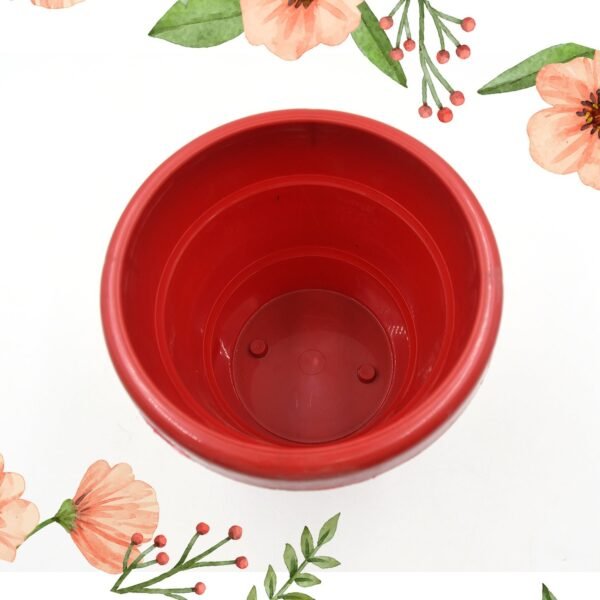 d793f9ab-7457-4908-96c4-d6f4dde563db.jpg Plastic Heavy-Duty Plant Container Pot for Indoor & Balcony Garden (13cm, 1 Pc)