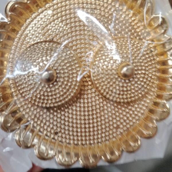 Round Shape Special Puja Thali, Kumkum Thali Holder (1 Pc / Big)