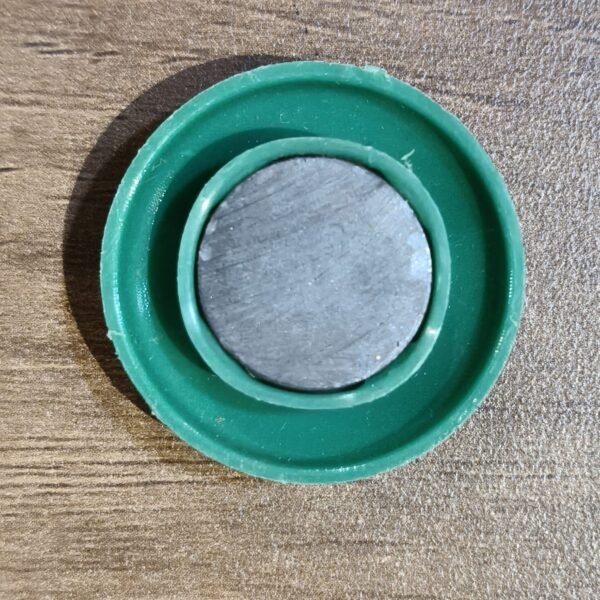 Green Board Magnets Circular Plastic Buttons (1 Pc)